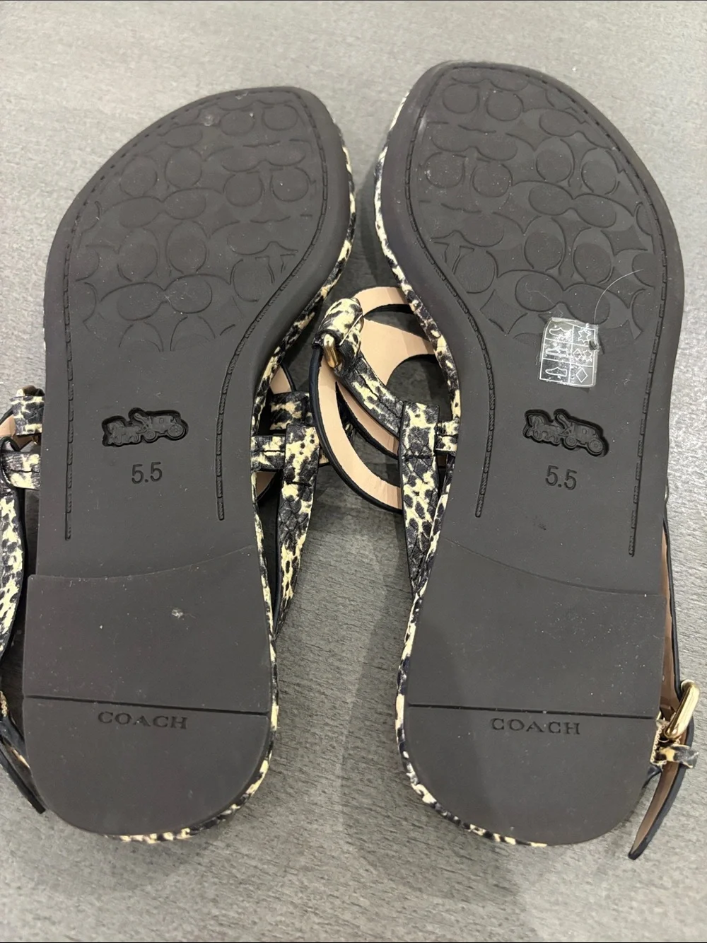 NWOT Coach Jeri Sandal